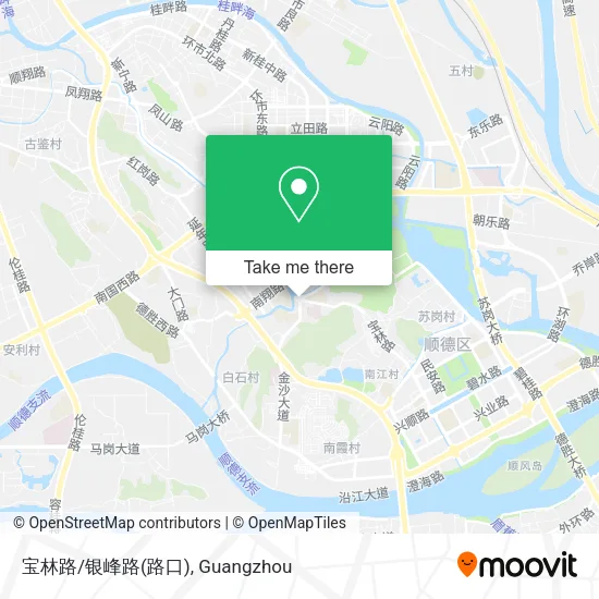 宝林路/银峰路(路口) map