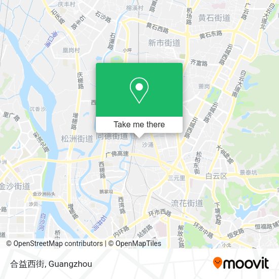 合益西街 map