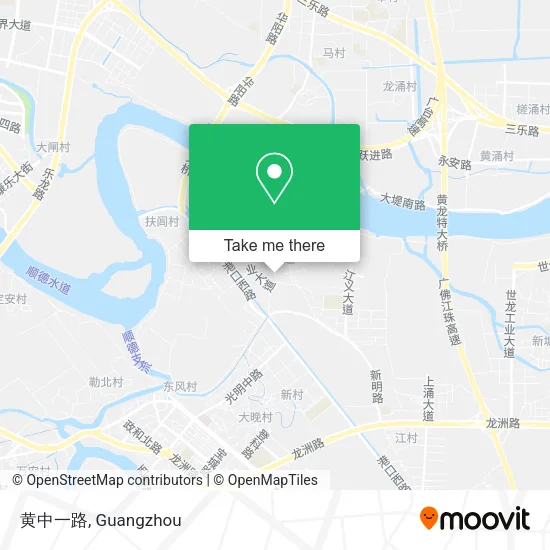 黄中一路 map