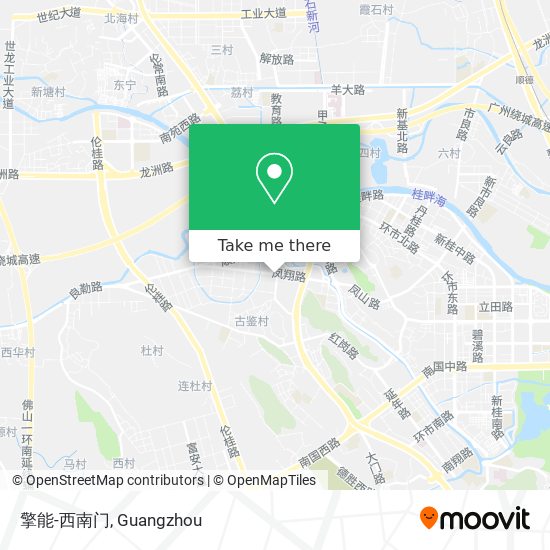 擎能-西南门 map