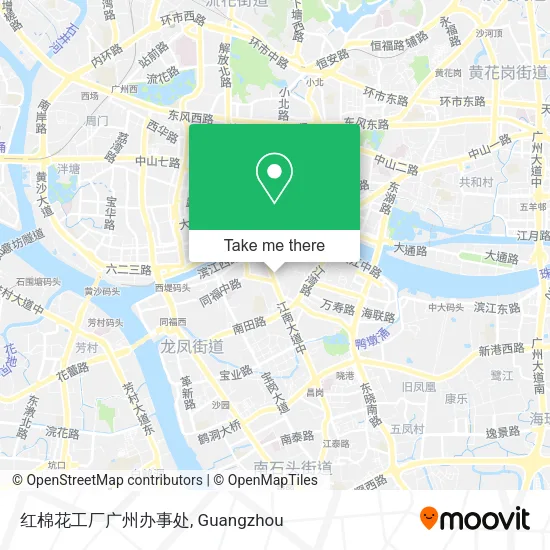 红棉花工厂广州办事处 map