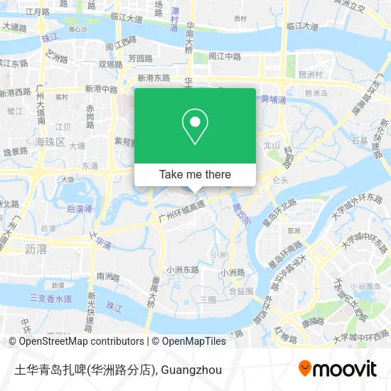 土华青岛扎啤(华洲路分店) map