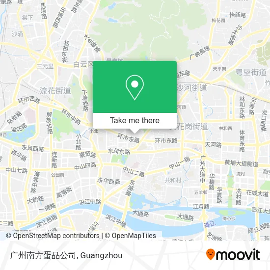 广州南方蛋品公司 map