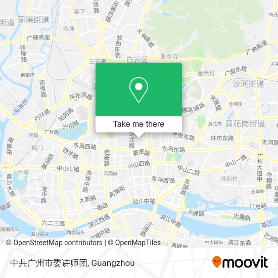 中共广州市委讲师团 map