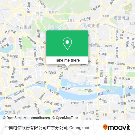 中国电信股份有限公司广东分公司 map