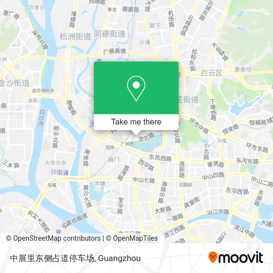 中展里东侧占道停车场 map