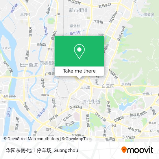 华园东侧-地上停车场 map