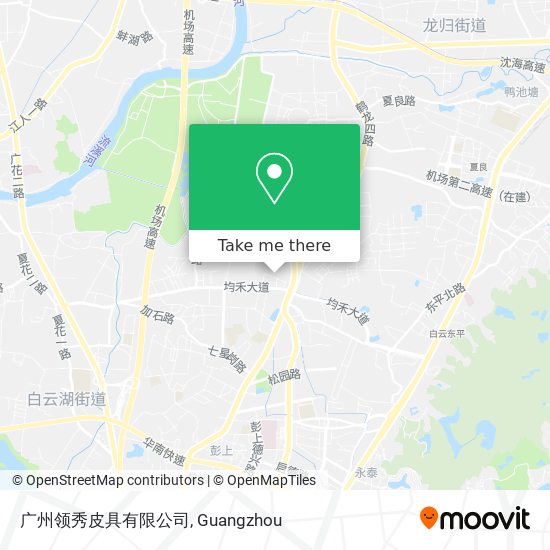 广州领秀皮具有限公司 map
