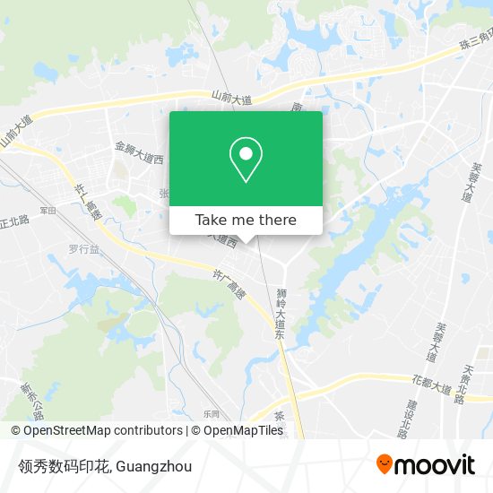 领秀数码印花 map