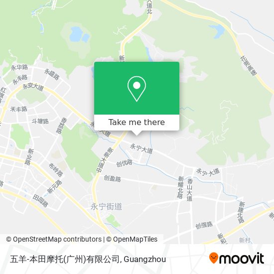五羊-本田摩托(广州)有限公司 map