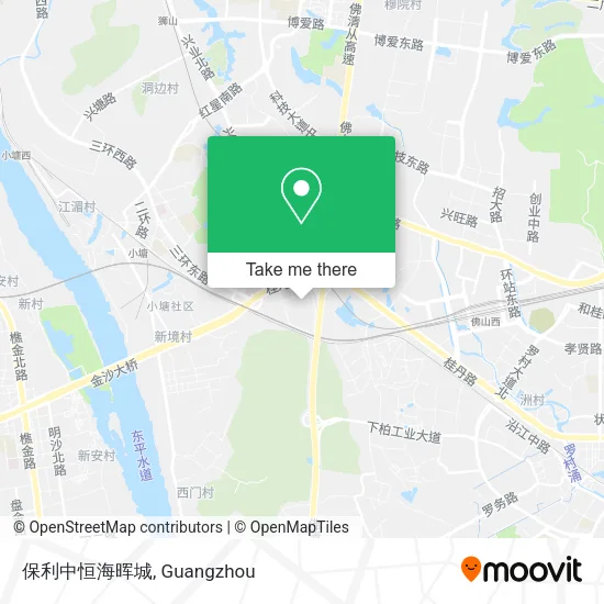 保利中恒海晖城 map