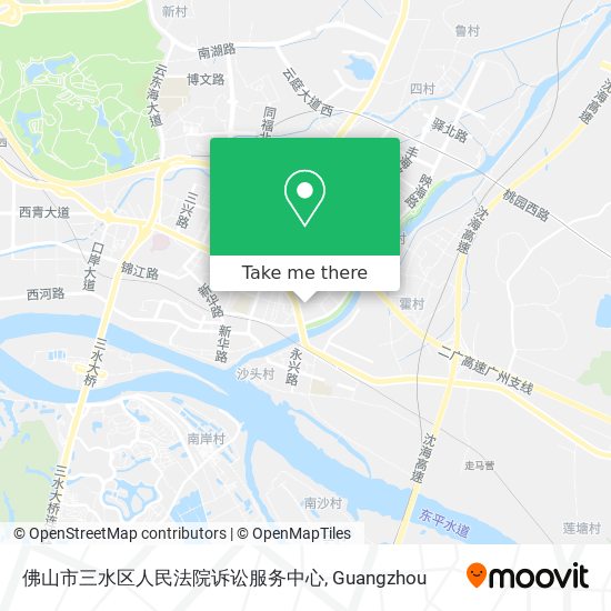 佛山市三水区人民法院诉讼服务中心 map