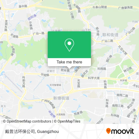 戴普洁环保公司 map