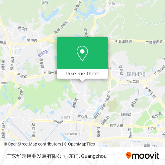 广东华云铝业发展有限公司-东门 map