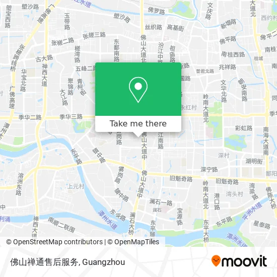 佛山禅通售后服务 map