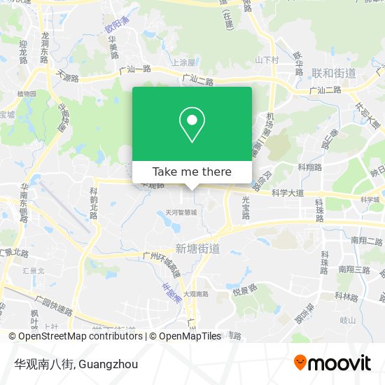 华观南八街 map