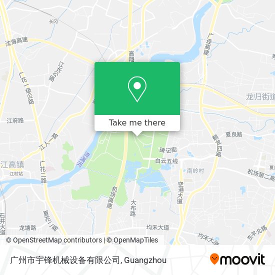 广州市宇锋机械设备有限公司 map