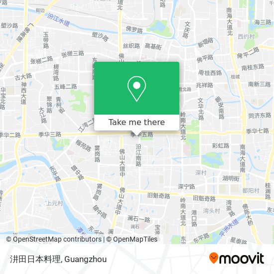 汫田日本料理 map