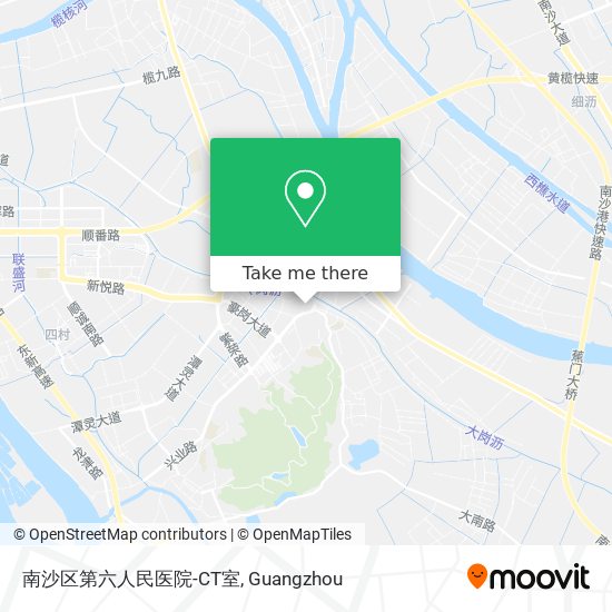 南沙区第六人民医院-CT室 map