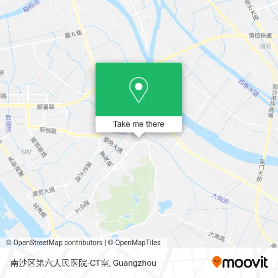 南沙区第六人民医院-CT室 map