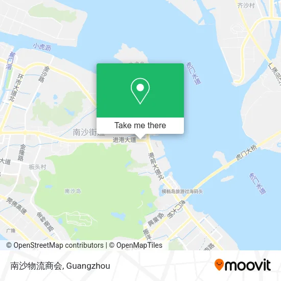 南沙物流商会 map