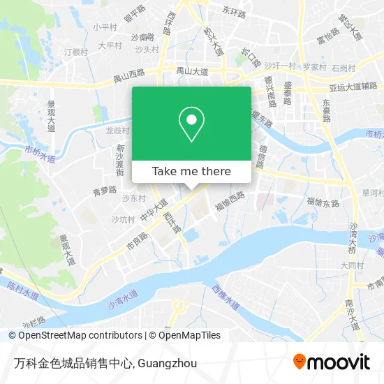 万科金色城品销售中心 map