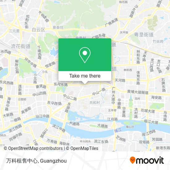 万科租售中心 map