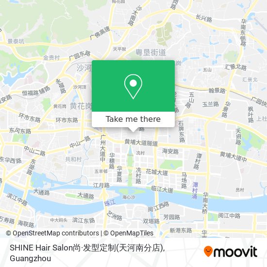 SHINE Hair Salon尚·发型定制(天河南分店) map
