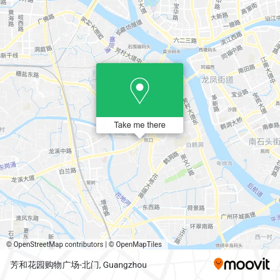 芳和花园购物广场-北门 map