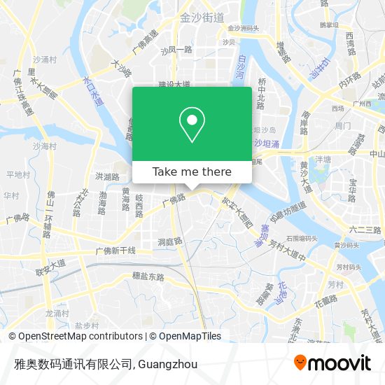 雅奥数码通讯有限公司 map