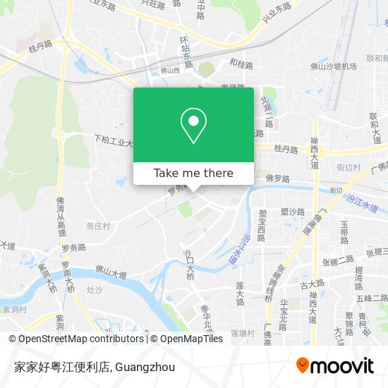 家家好粤江便利店 map
