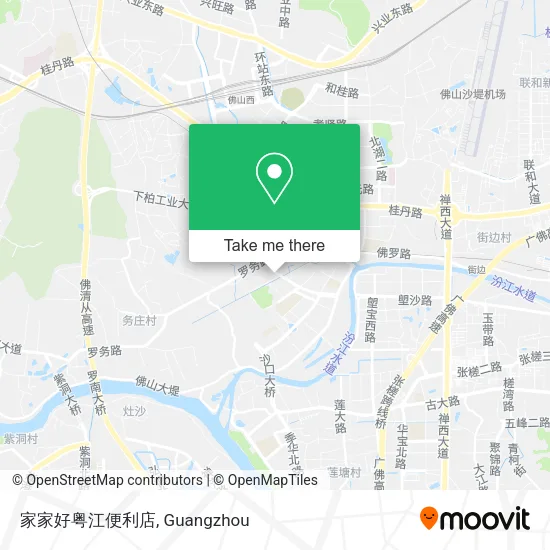 家家好粤江便利店 map
