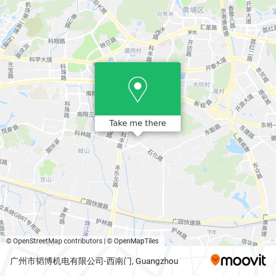 广州市韬博机电有限公司-西南门 map