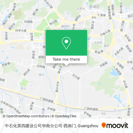 中石化第四建设公司华南分公司-西南门 map