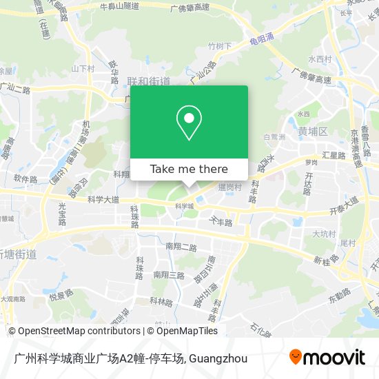 广州科学城商业广场A2幢-停车场 map