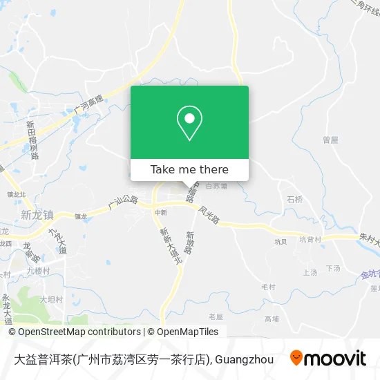 大益普洱茶(广州市荔湾区劳一茶行店) map