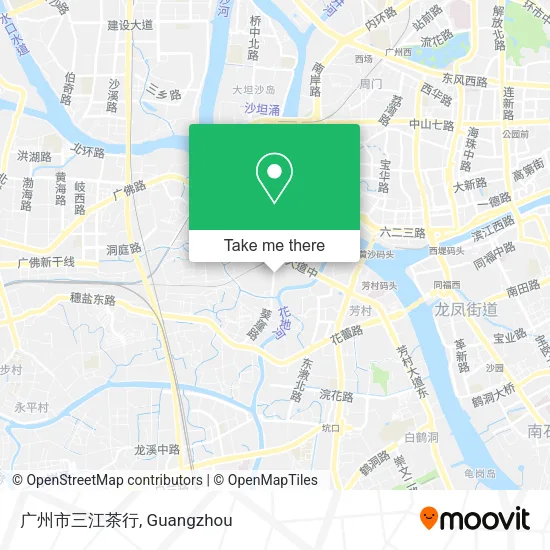 广州市三江茶行 map