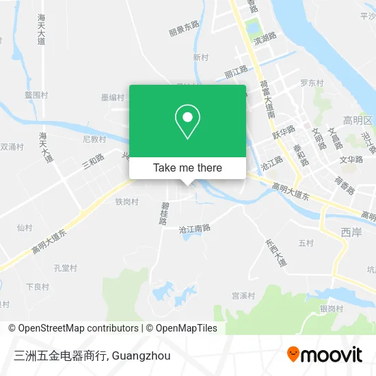 三洲五金电器商行 map