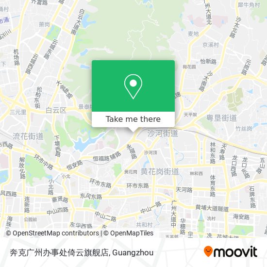奔克广州办事处倚云旗舰店 map
