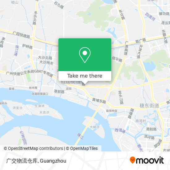 广交物流仓库 map