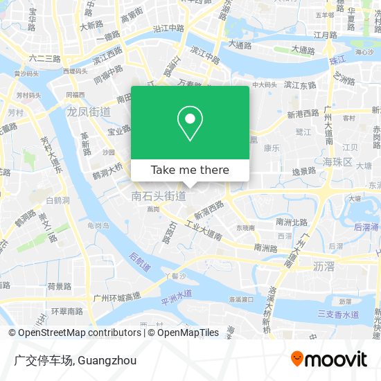 广交停车场 map