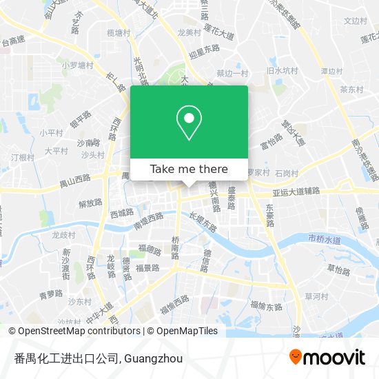 番禺化工进出口公司 map