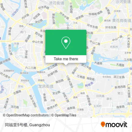 同福里5号楼 map