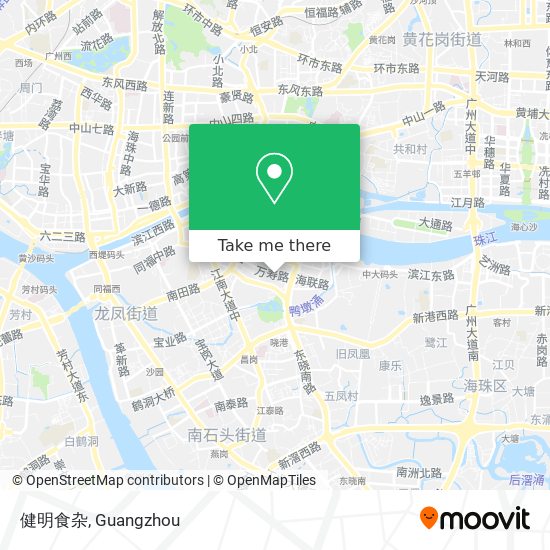 健明食杂 map