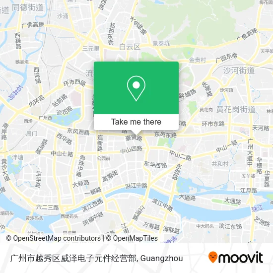 广州市越秀区威泽电子元件经营部 map