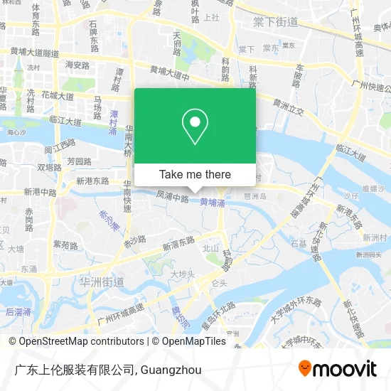 广东上伦服装有限公司 map