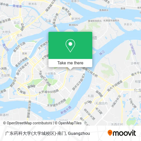 广东药科大学(大学城校区)-南门 map