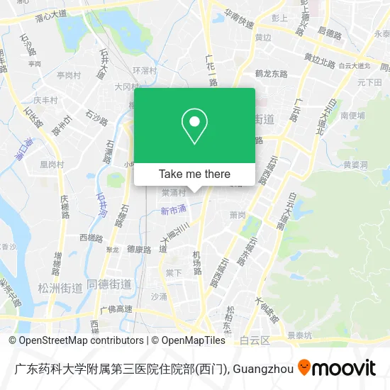 广东药科大学附属第三医院住院部(西门) map
