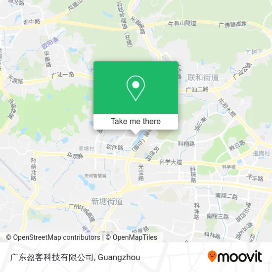 广东盈客科技有限公司 map