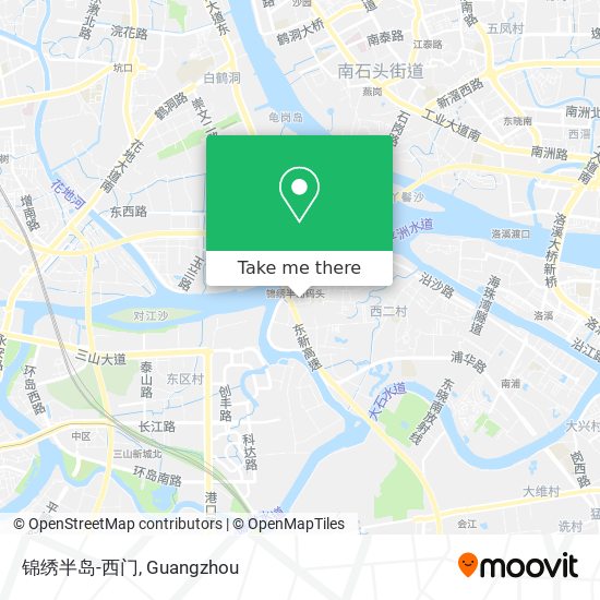 锦绣半岛-西门 map